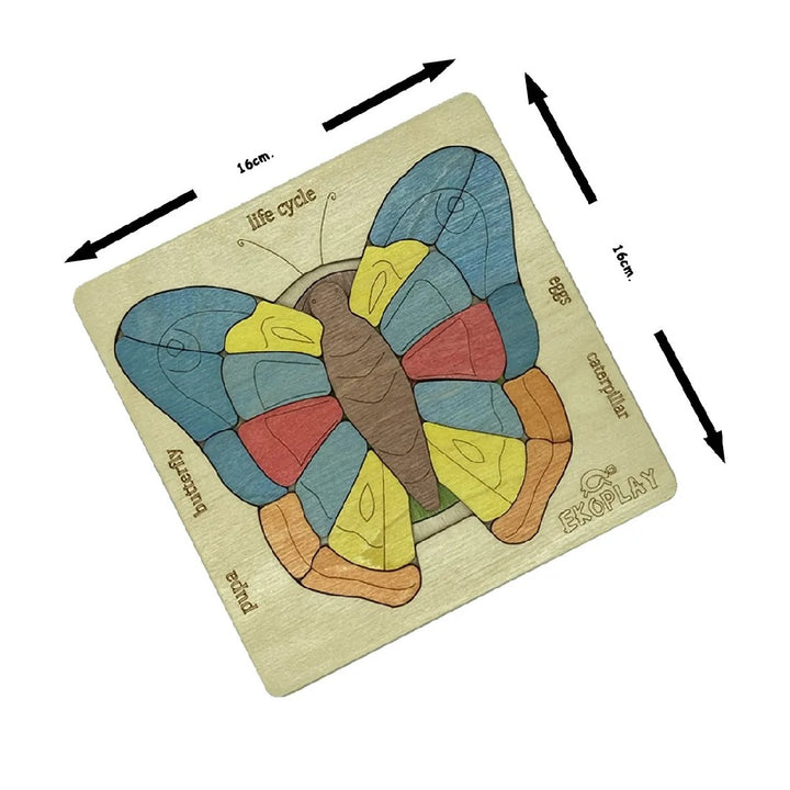 EKOPLAY - LIFE CYCLE OF A BUTTERFLY PUZZLE