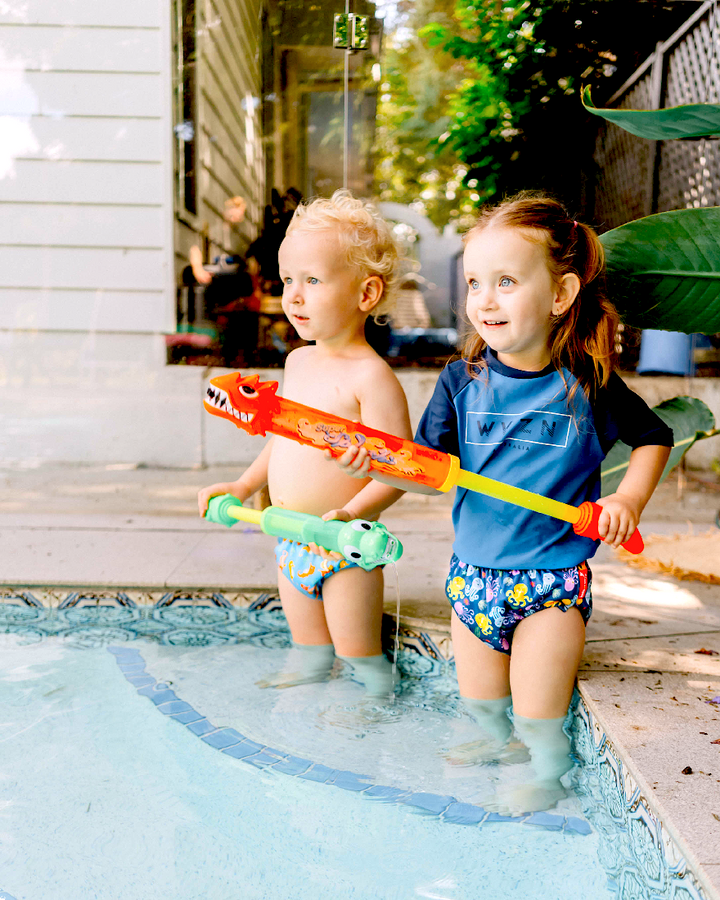 KIDSAROO - REUSABLE SWIM NAPPY: FISH FRENZY