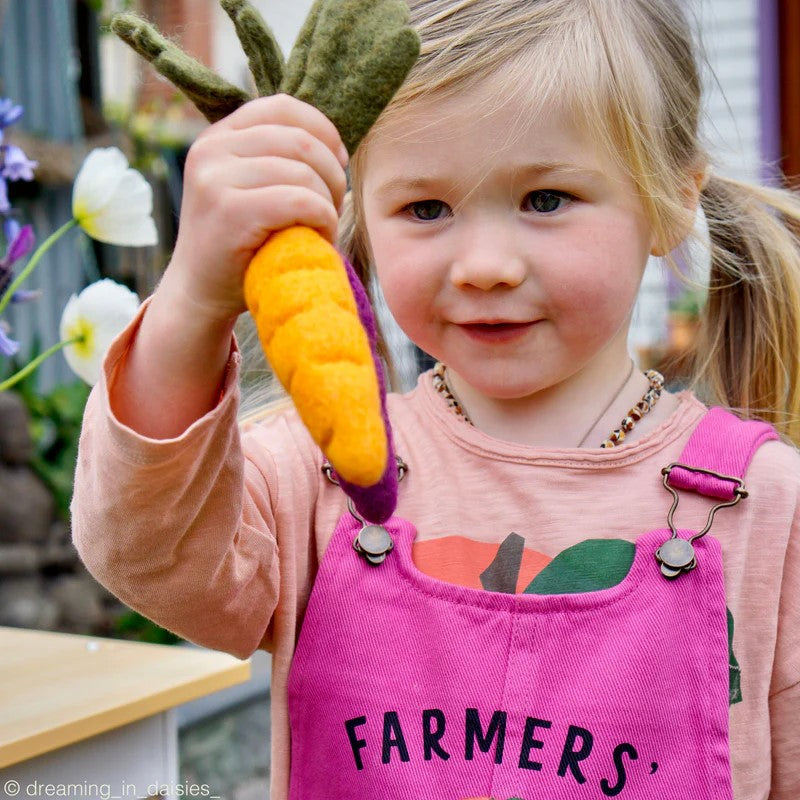 TARA TREASURES - FELT FOOD: CARROT 