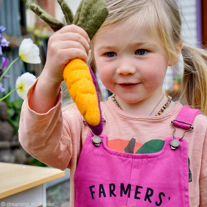 TARA TREASURES - FELT FOOD: CARROT 