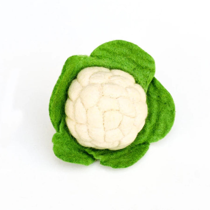 TARA TREASURES - FELT FOOD: CAULIFLOWER 