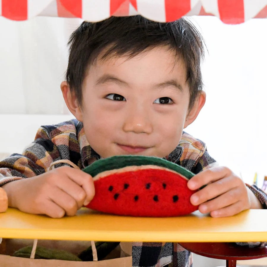 TARA TREASURES - FELT FOOD: WATERMELON 