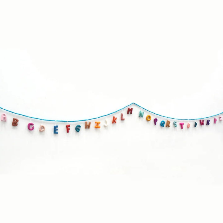 TARA TREASURES - FELT GARLAND ALPHABET A TO Z 