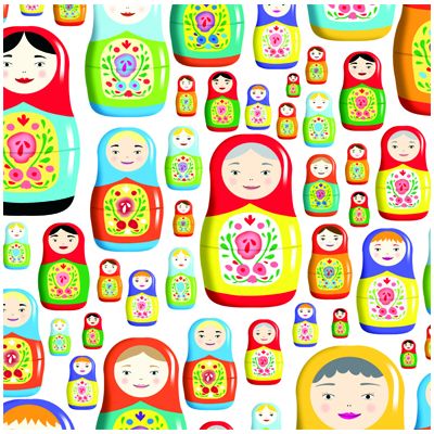 CARD: BABUSHKA DOLLS BY CAT MACINNES 