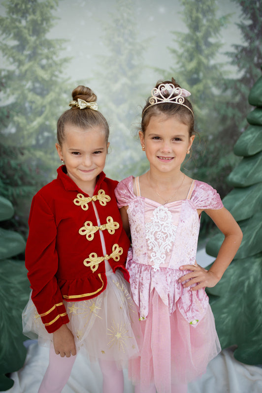 GREAT PRETENDERS - DUSTY ROSE HOLIDAY BALLERINA DRESS [sz:3-4 YRS]