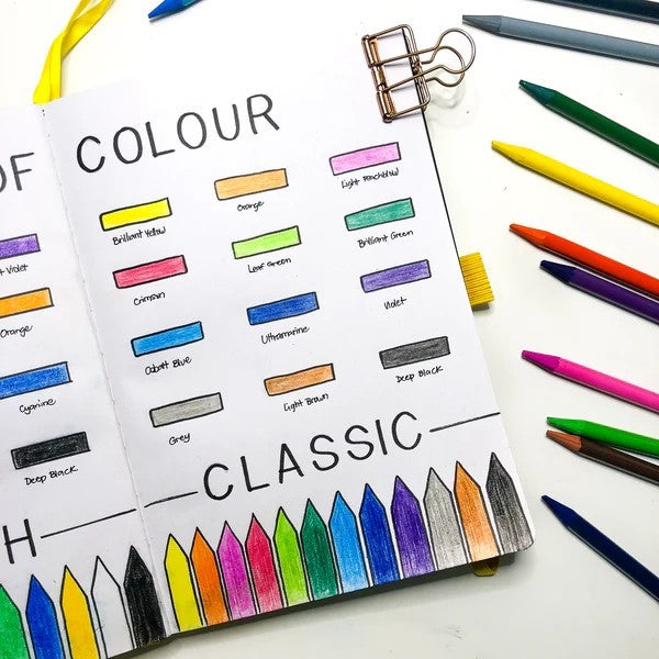 LIFE OF COLOUR - 12 COLOUR WOODLESS PENCILS