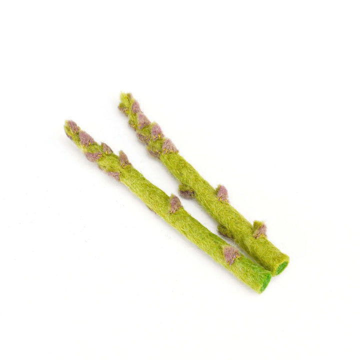 TARA TREASURES - FELT FOOD: ASPARAGUS  (SET OF 2) 