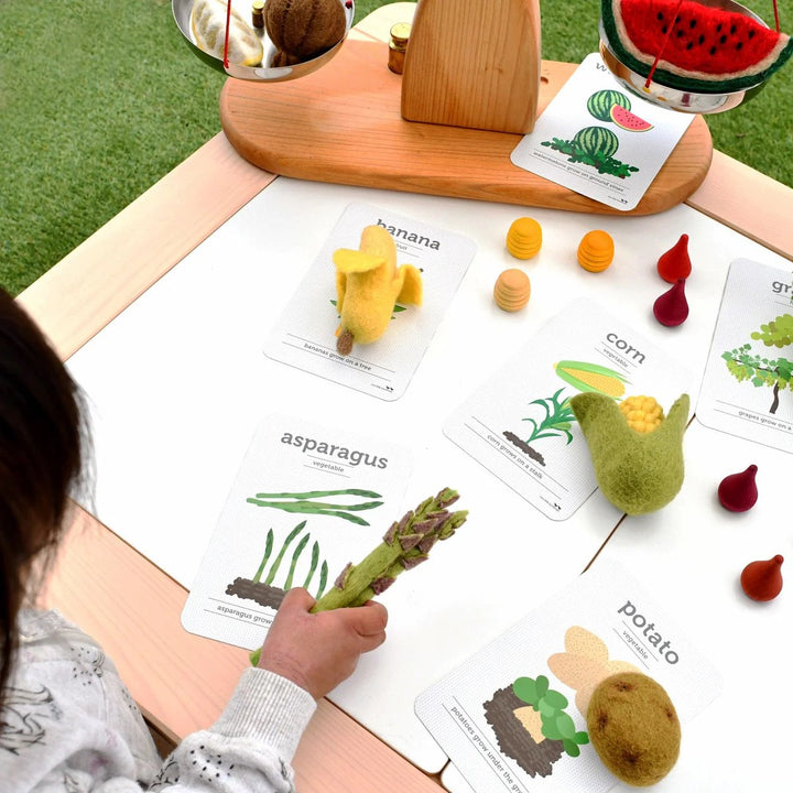 TARA TREASURES - FELT FOOD: ASPARAGUS  (SET OF 2) 