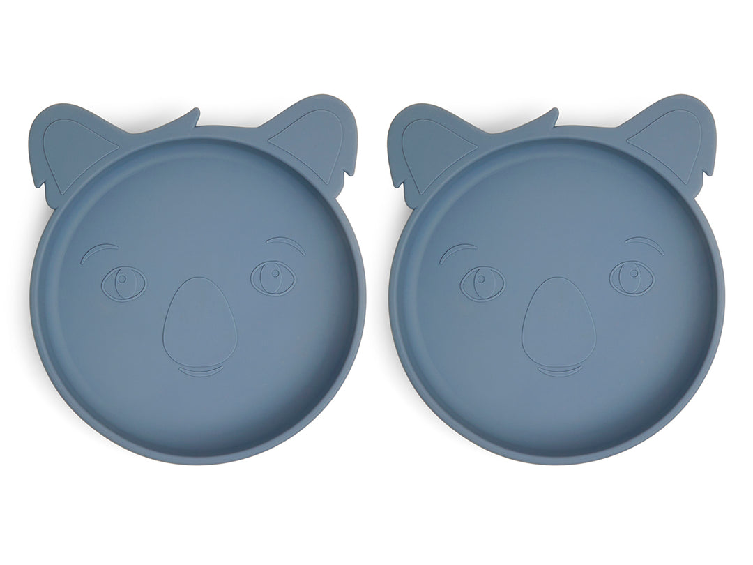 NUUROO - AKILA SILICONE PLATE 2 PACK KOALA: BERING SEA
