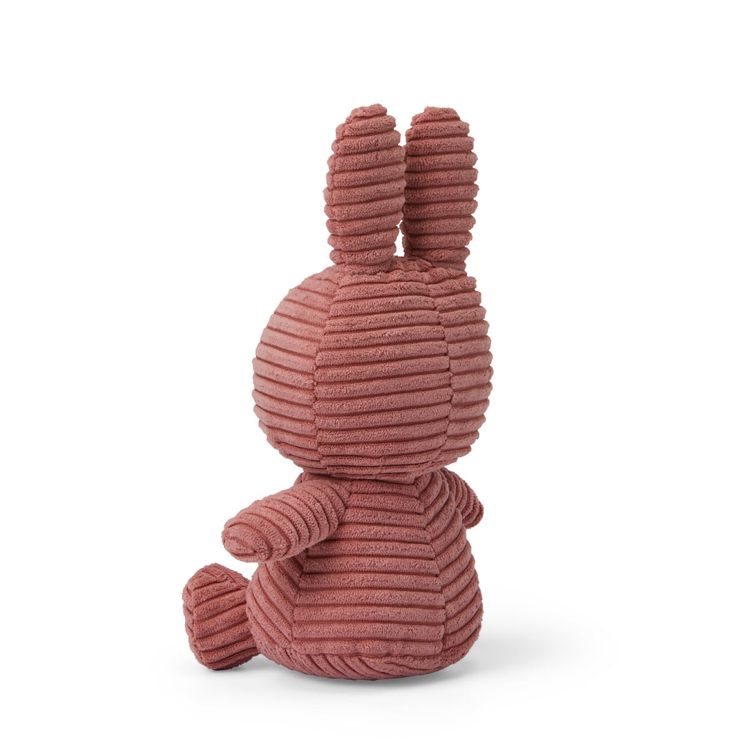 MIFFY - 23CM SITTING CORDUROY MIFFY: DUSTY ROSE