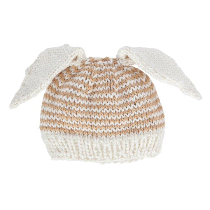 ACORN KIDS - FLOPSY BEANIE: TAN AND OATMEAL [sz:XXS (0-3 MTHS)]