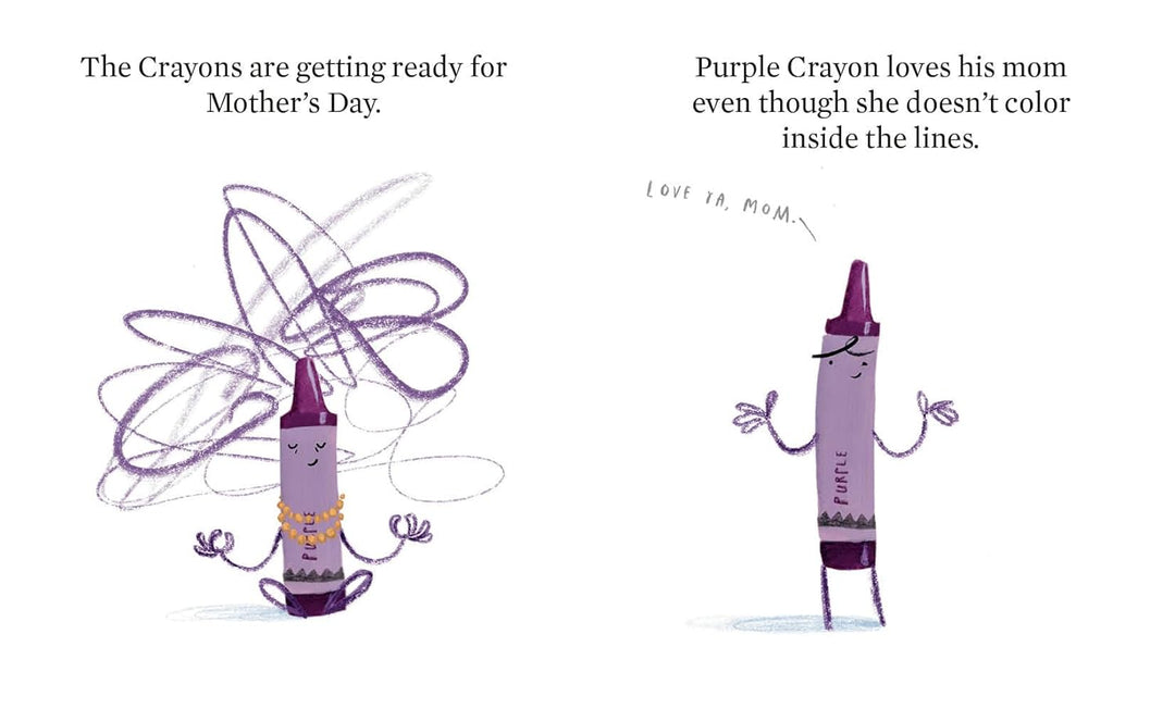 BOOK - HAPPY MOTHERS DAY FROM THE CRAYONS