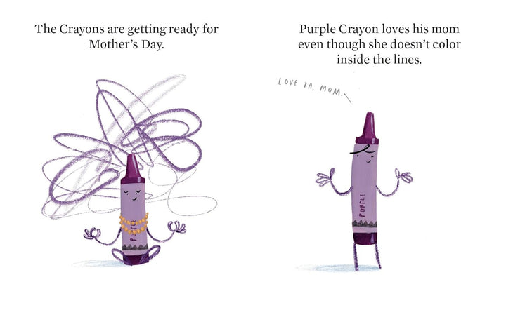 BOOK - HAPPY MOTHERS DAY FROM THE CRAYONS