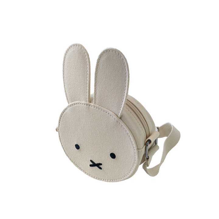 MIFFY - MIFFY CANVAS EARS CROSS BODY BAG: OFFWHITE