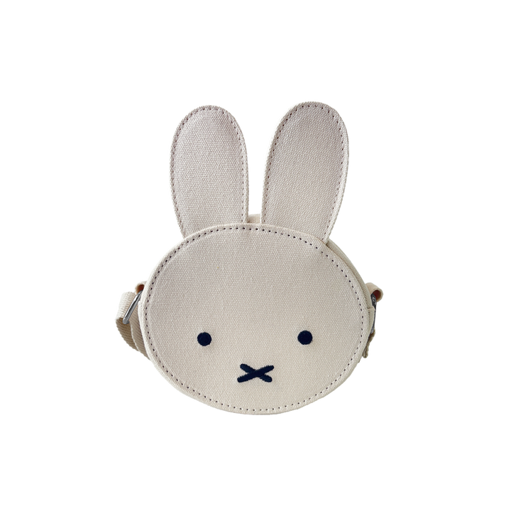 MIFFY - MIFFY CANVAS EARS CROSS BODY BAG: OFFWHITE
