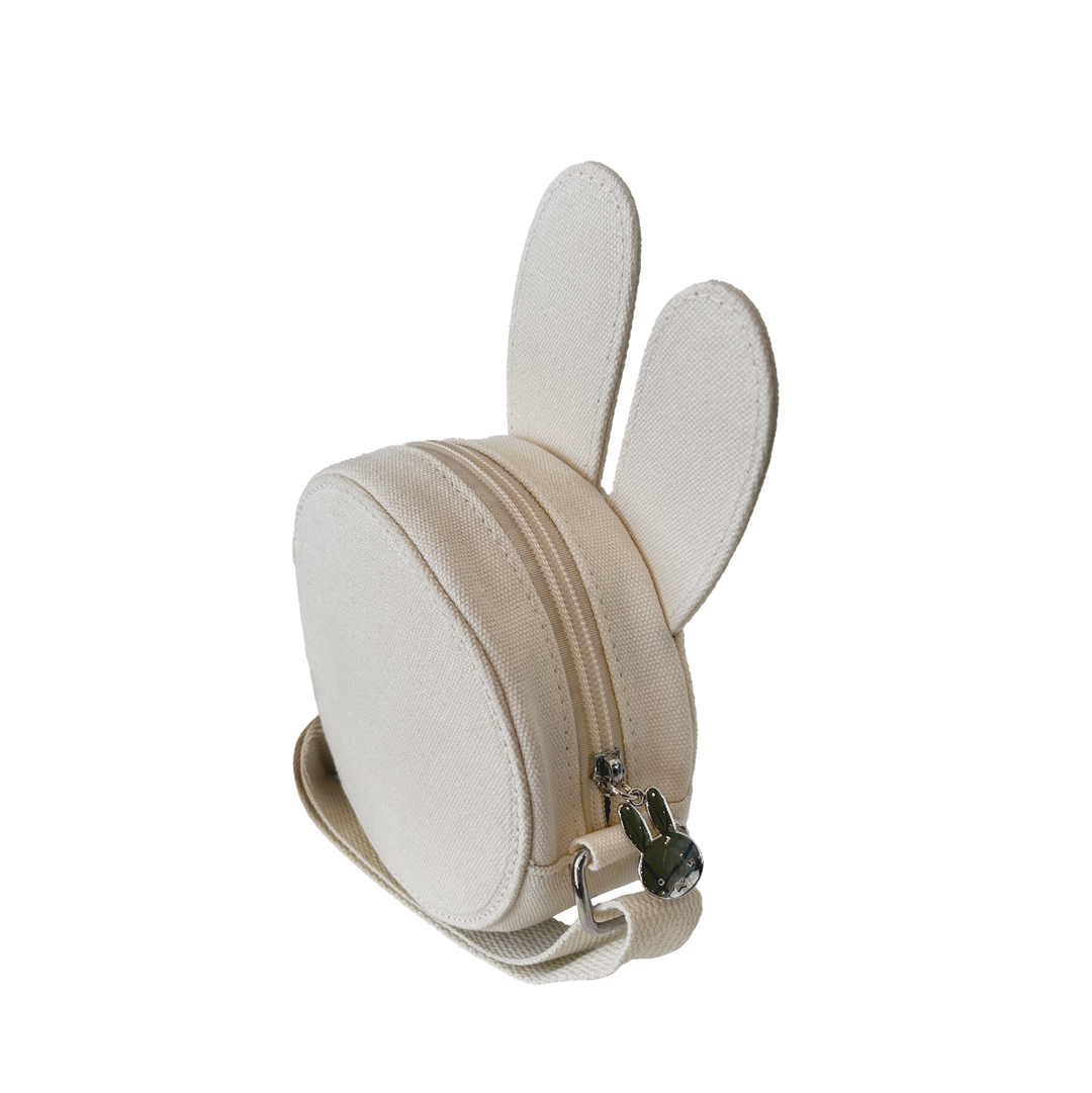 MIFFY - MIFFY CANVAS EARS CROSS BODY BAG: OFFWHITE