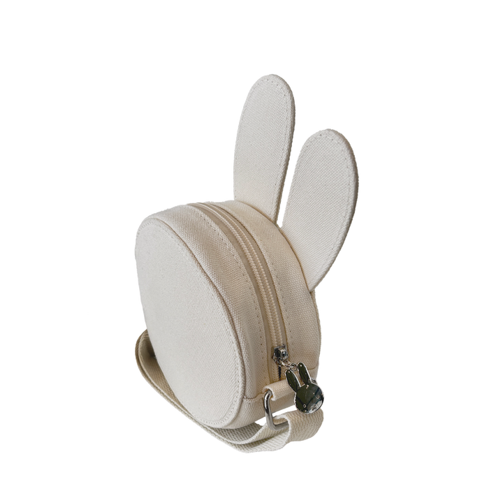 MIFFY - MIFFY CANVAS EARS CROSS BODY BAG: OFFWHITE