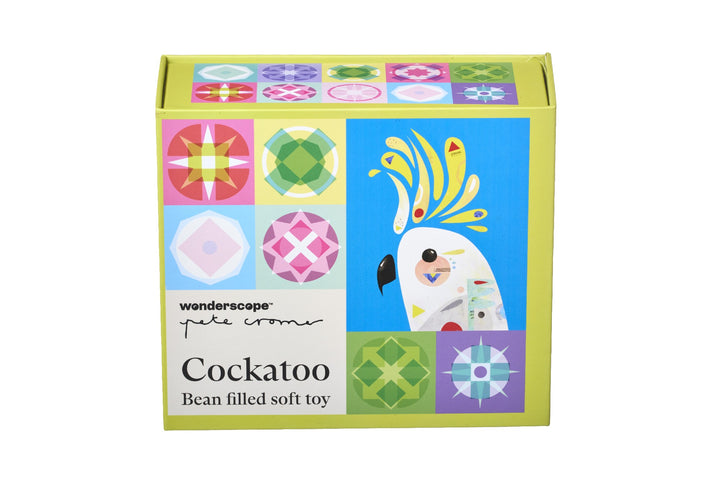 WONDERSCOPE - PETE CROMER SOFT TOY IN A BOX: COCKATOO