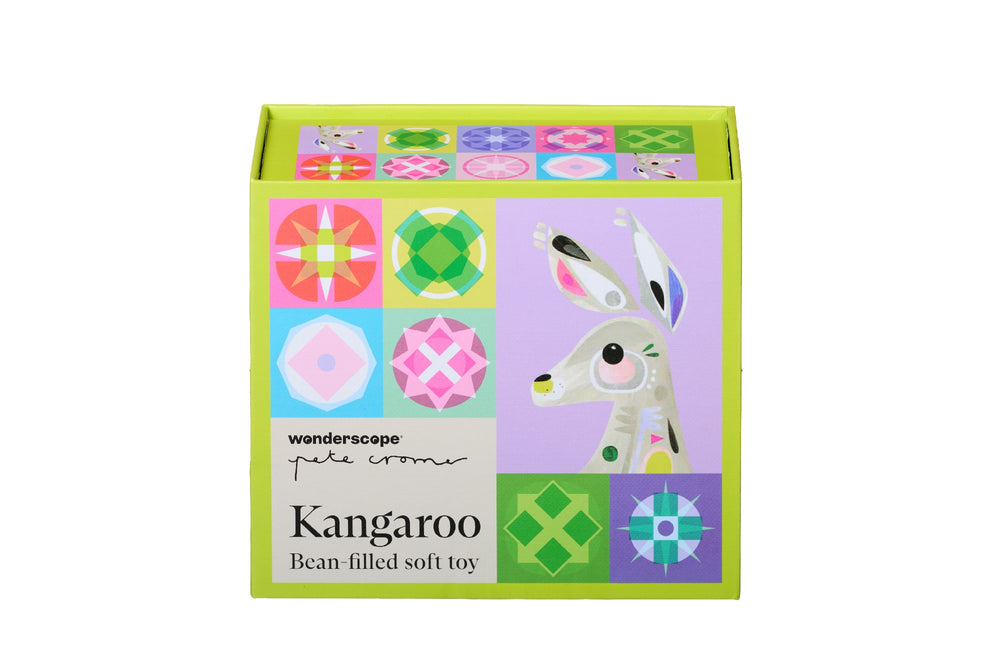 WONDERSCOPE - PETE CROMER SOFT TOY IN A BOX: KANGAROO