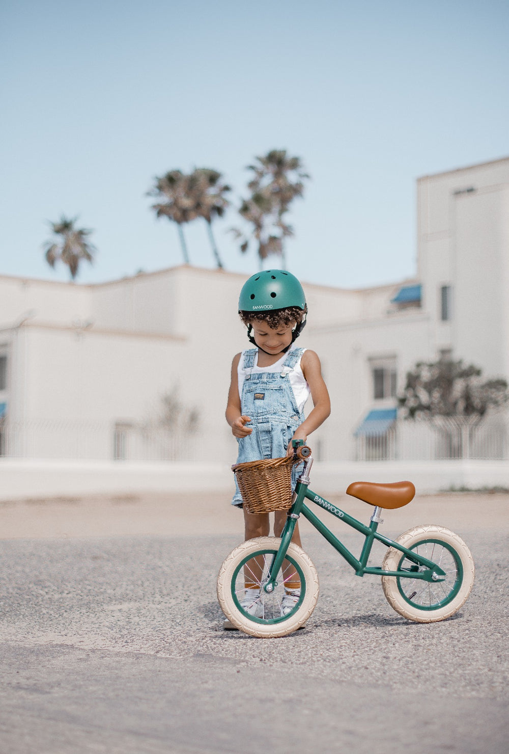 BANWOOD - CLASSIC HELMET: DARK GREEN [sz:XS (48-52CM)]