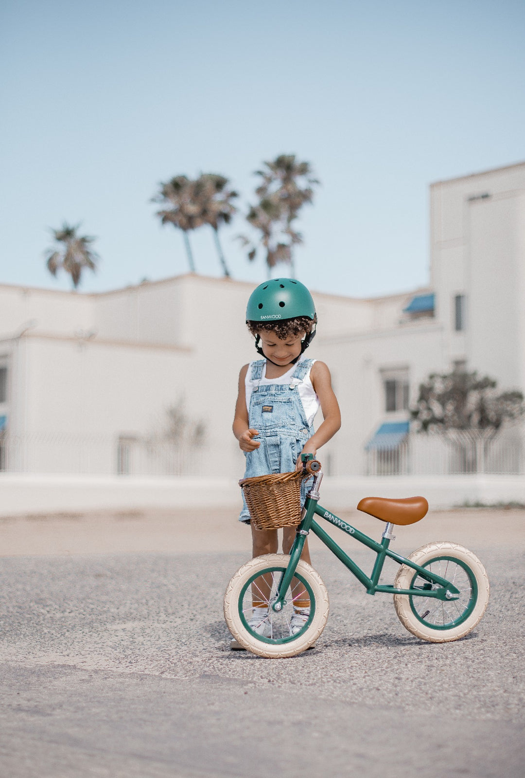 BANWOOD - BALANCE BIKE VINTAGE: DARK GREEN