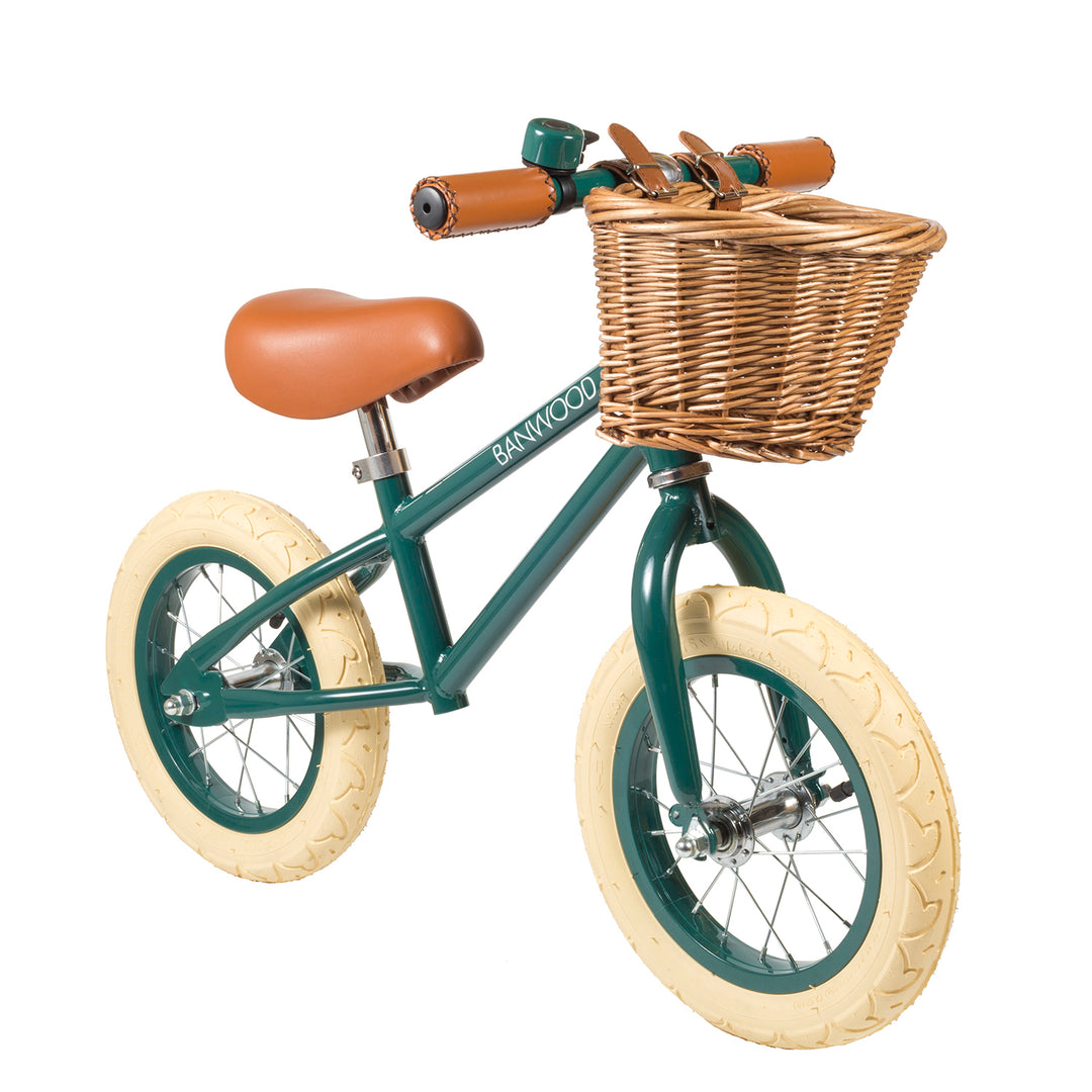BANWOOD - BALANCE BIKE VINTAGE: DARK GREEN