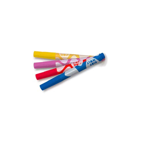 KIDYWOLF - KIDYDRAW MARKERS: RED, PURPLE, YELLOW, BLUE 