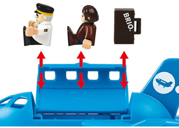 BRIO - AIRPLANE: 5 PCS