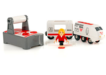 BRIO - REMOTE CONTROL TRAIN: 4 PIECES 