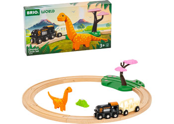 BRIO - DINOSAUR CIRCLE SET: 12 PCS