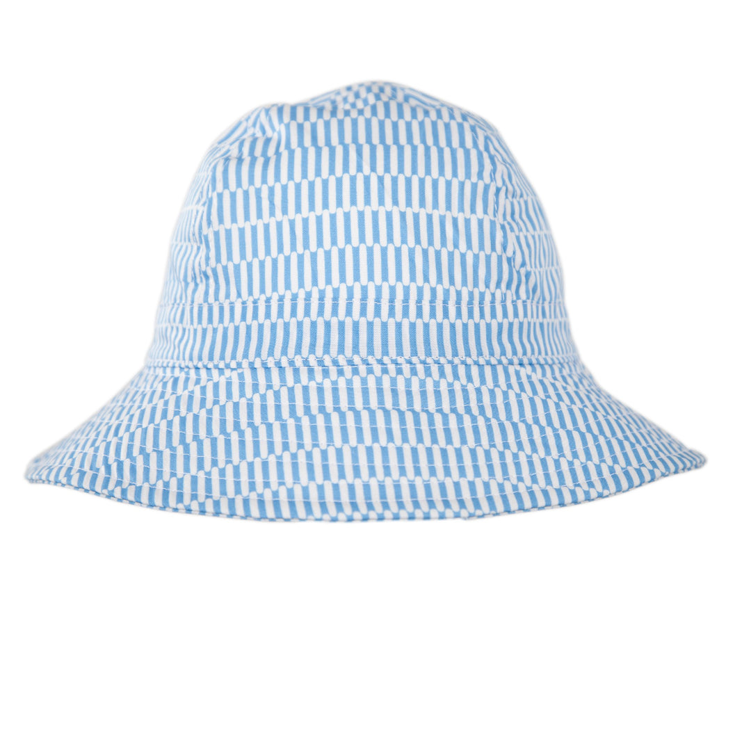 ACORN KIDS - INFANT WIDE BRIM SUNHAT: MYKONOS [sz:XS - 46CM/0-9 MTHS]