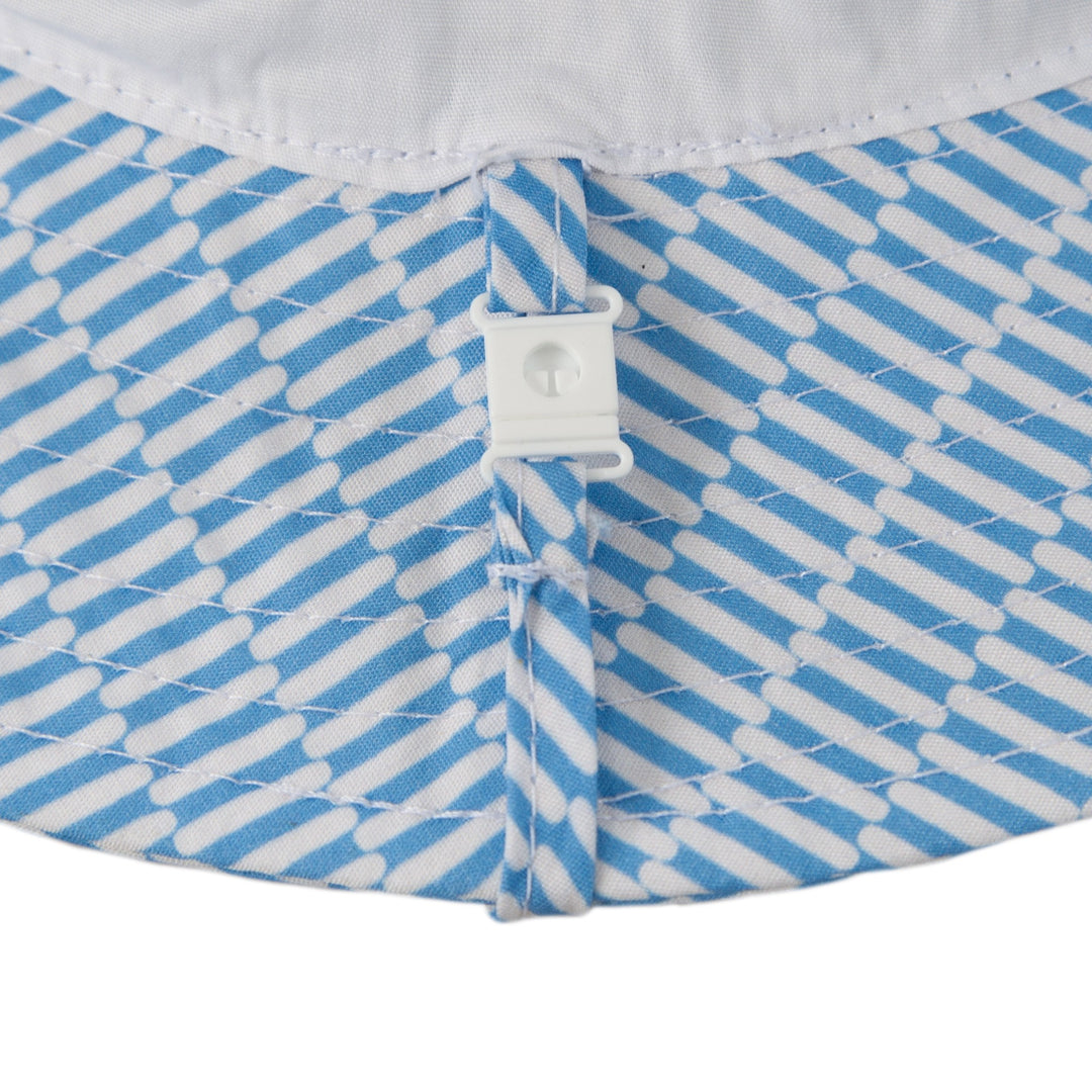 ACORN KIDS - INFANT WIDE BRIM SUNHAT: MYKONOS [sz:XS - 46CM/0-9 MTHS]