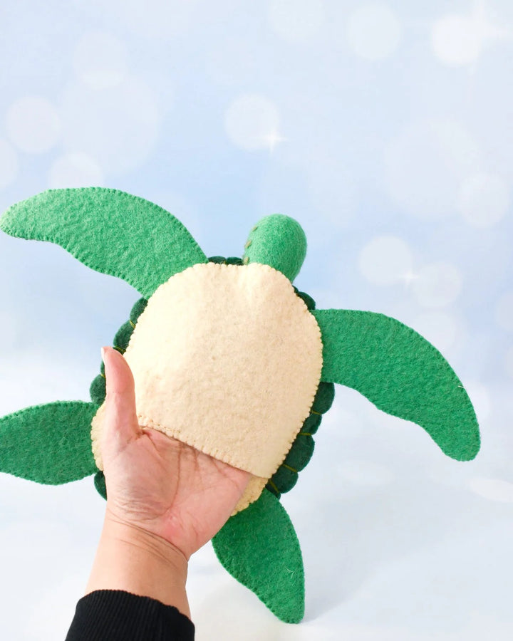 TARA TREASURES - HAND PUPPET: WARU THE SEA TURTLE