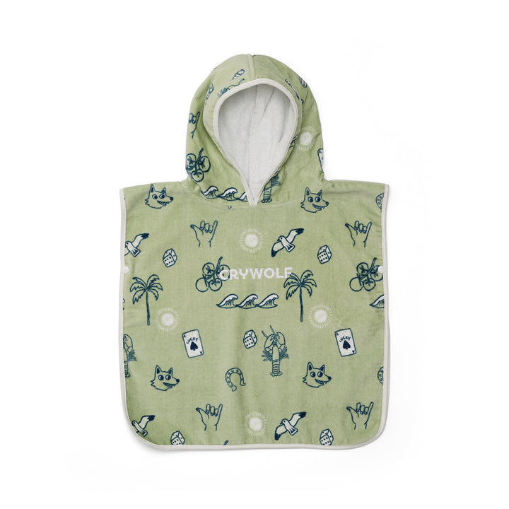 CRYWOLF - BABY HOODED TOWEL: LUCKY DAYS