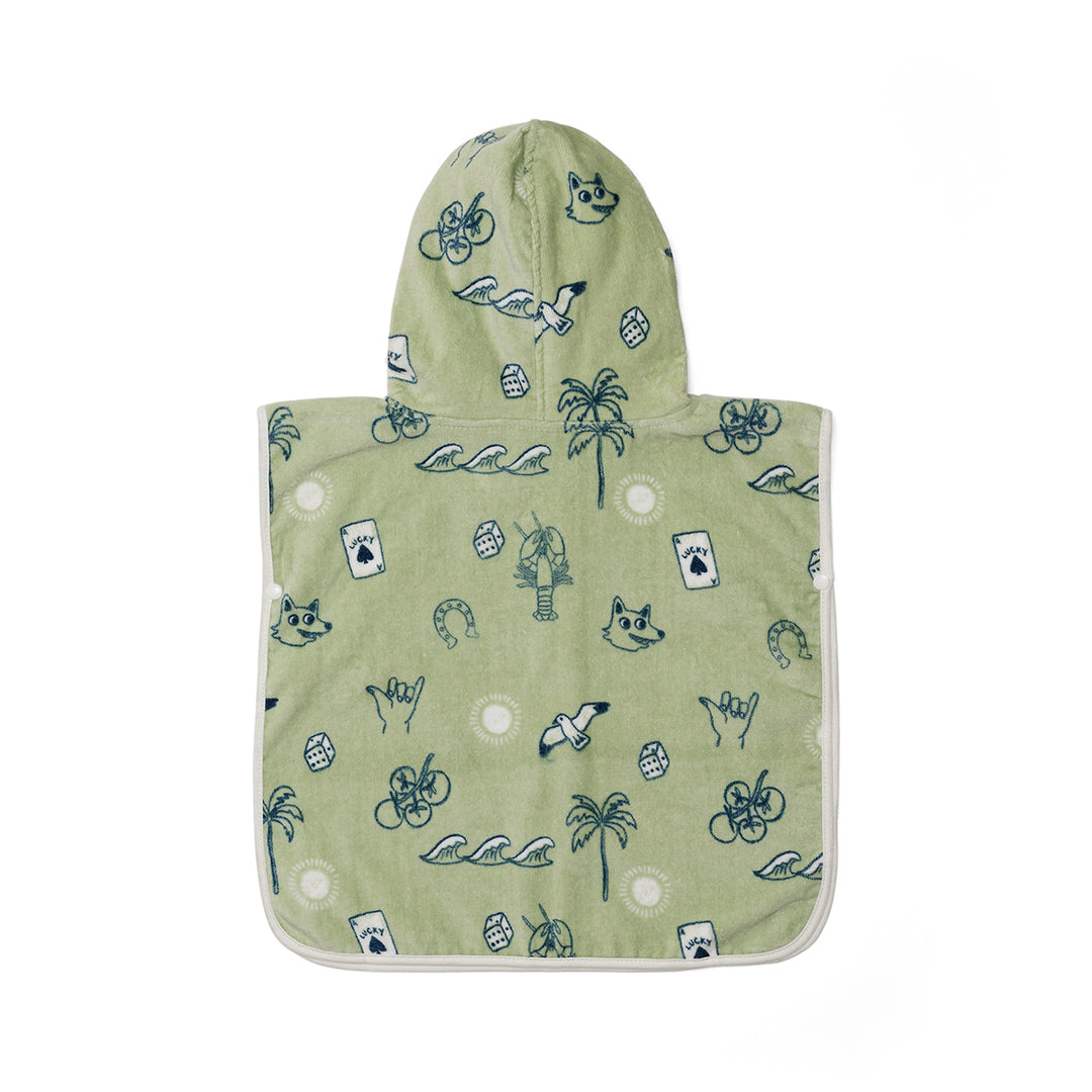CRYWOLF - BABY HOODED TOWEL: LUCKY DAYS