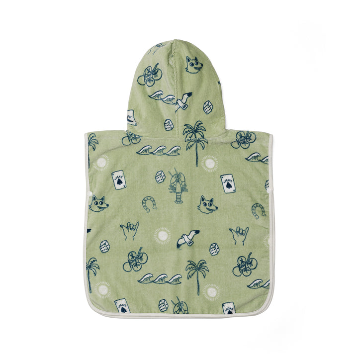 CRYWOLF - BABY HOODED TOWEL: LUCKY DAYS