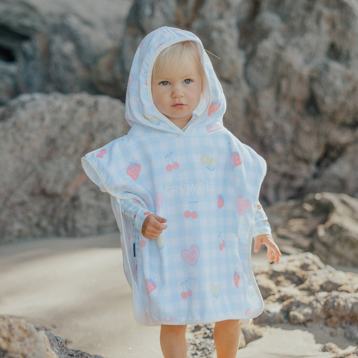 CRYWOLF - BABY HOODED TOWEL: LUCKY PICNIC