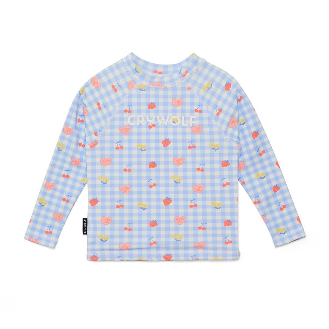 CRYWOLF - BABY RASH VEST: LUCKY PICNIC [sz:6-12 MTHS]