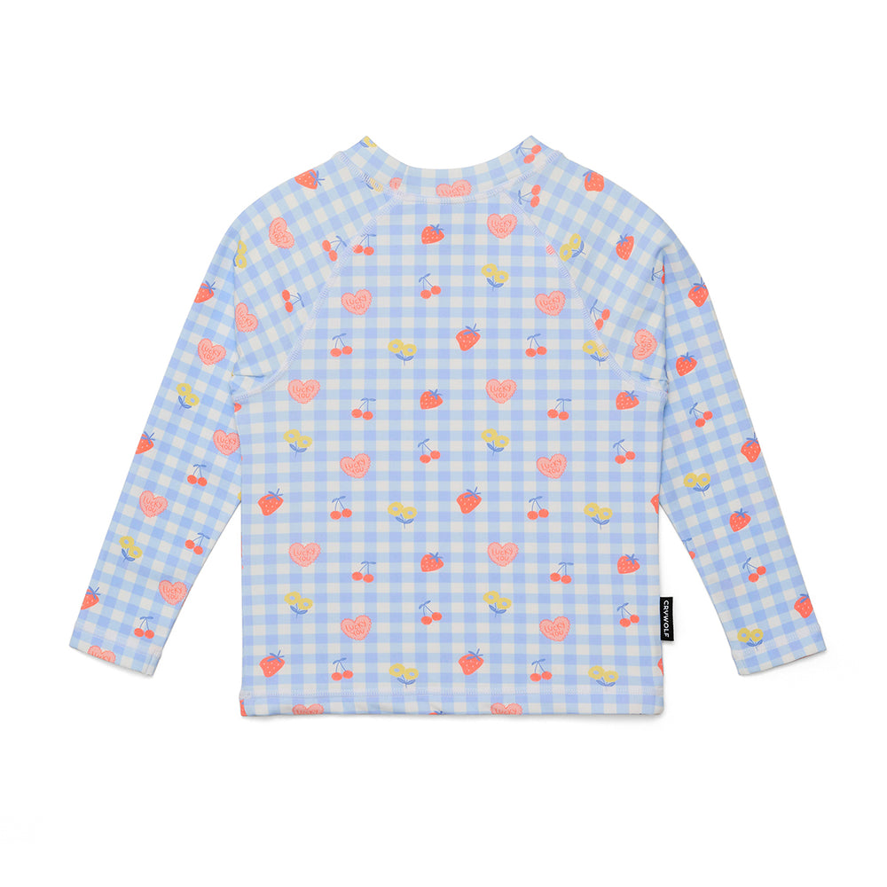 CRYWOLF - BABY RASH VEST: LUCKY PICNIC [sz:6-12 MTHS]
