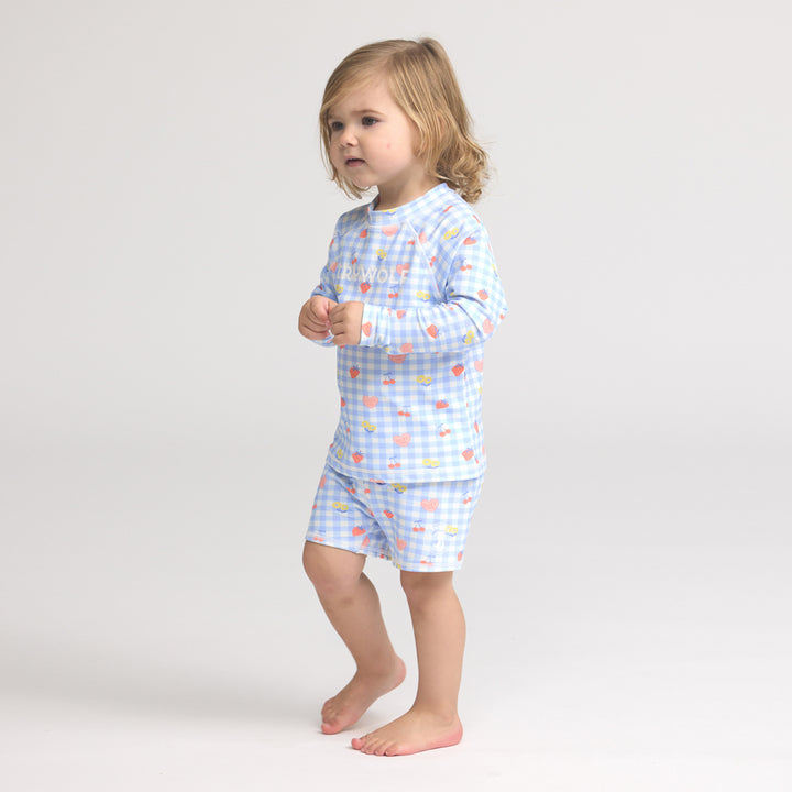 CRYWOLF - BABY RASH VEST: LUCKY PICNIC [sz:6-12 MTHS]