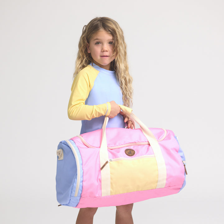 CRYWOLF - PACKABLE DUFFLE: POP COLOURBLOCK