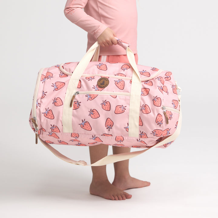 CRYWOLF - PACKABLE DUFFLE: STRAWBERRY SPLASH