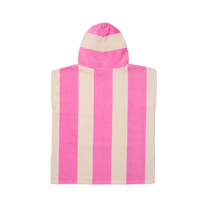 CRYWOLF - HOODED TOWEL: CANDY STRIPE [sz:S/M 1-3 YRS]