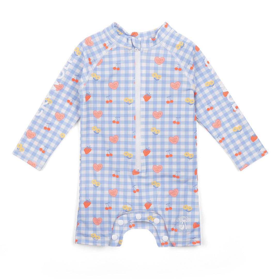CRYWOLF - RASH SUIT: LUCKY PICNIC [sz:3-6 MTHS]