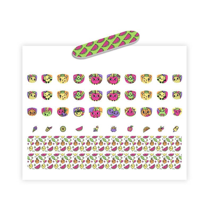 DJECO - 120 PETITE BOOST NAIL STICKERS 