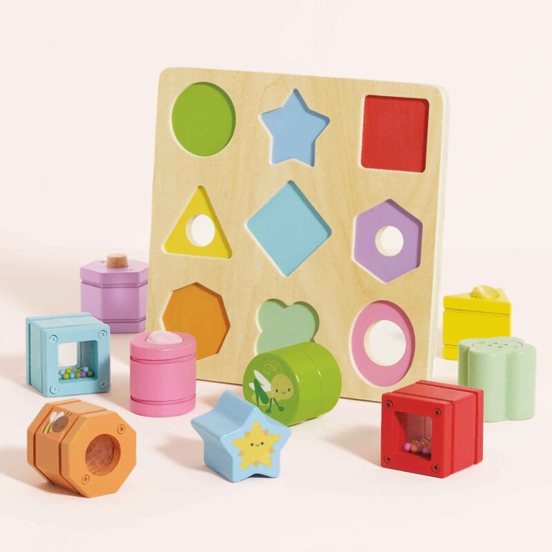 LE TOY VAN - RAINBOW SENSORY SHAPE SORTED