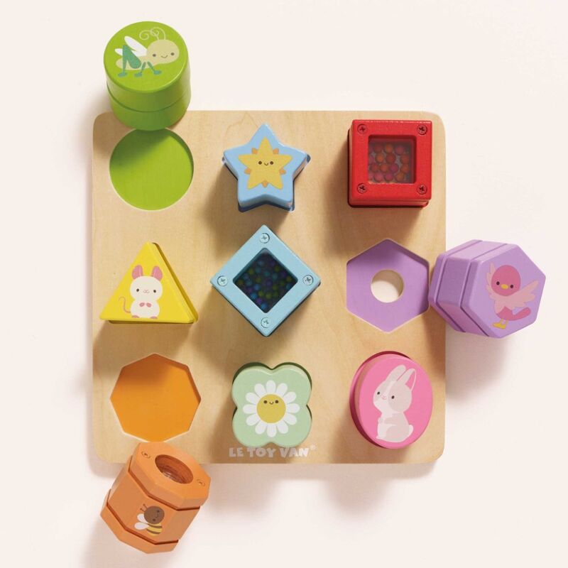 LE TOY VAN - RAINBOW SENSORY SHAPE SORTED