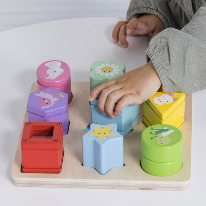 LE TOY VAN - RAINBOW SENSORY SHAPE SORTED
