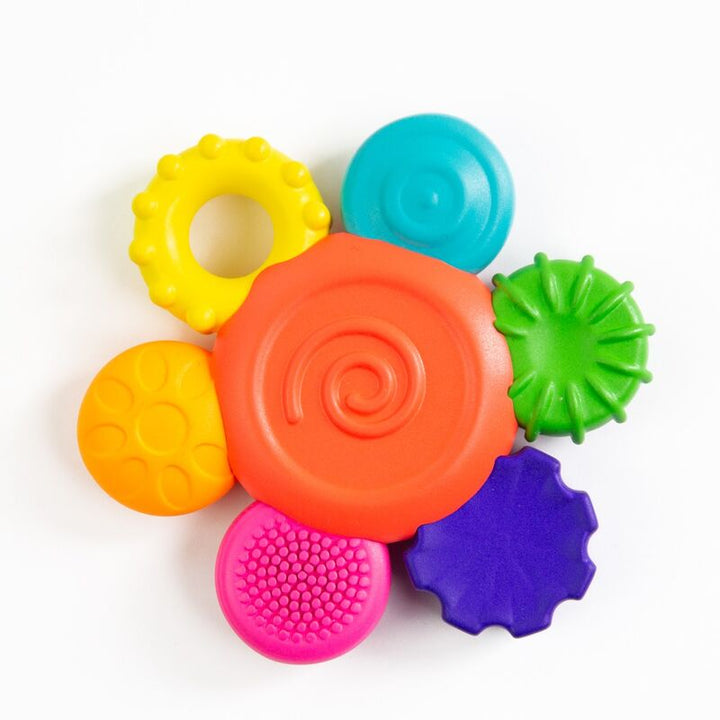 SASSY - FLOWER SILICONE RATTLE