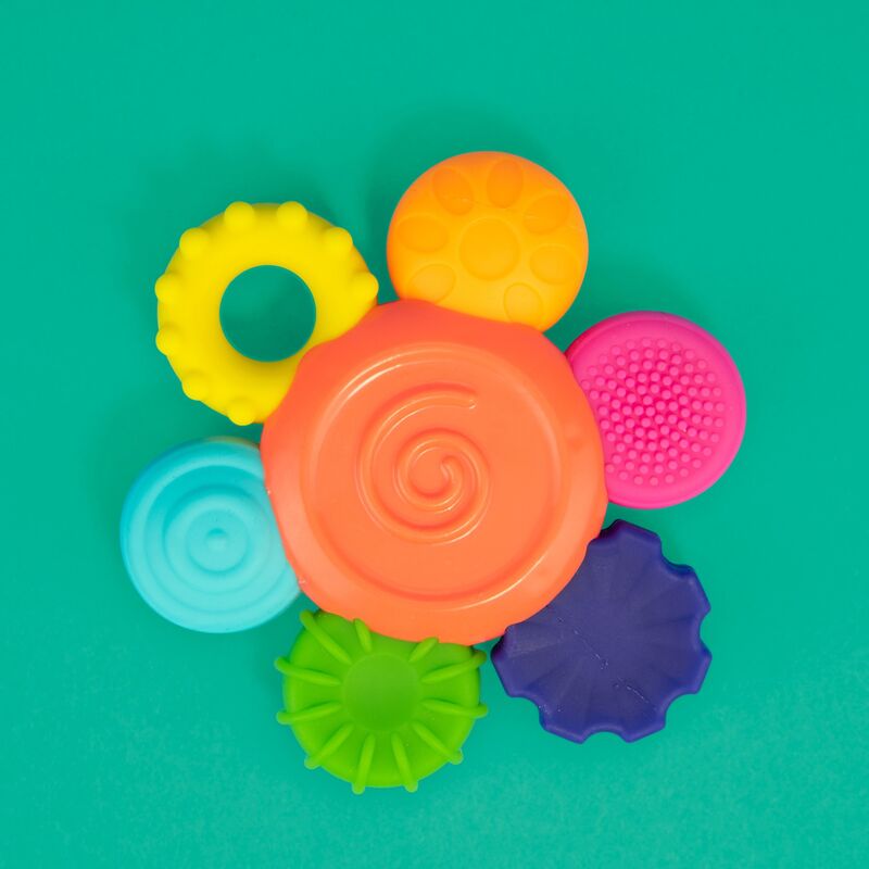 SASSY - FLOWER SILICONE RATTLE